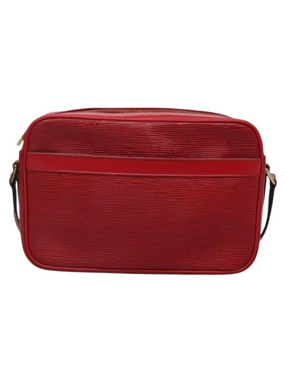 Authentic LOUIS VUITTON Epi Trocadero 23 Shoulder Bag Red M52307 LV - Picture 9 of 16
